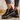 Emma - Damen Plateau Stiefeletten Schwarz Reißverschluss