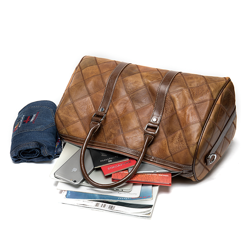 Alden – Herren Reisetasche aus Premium Leder, Groß für Wochenendausflüge