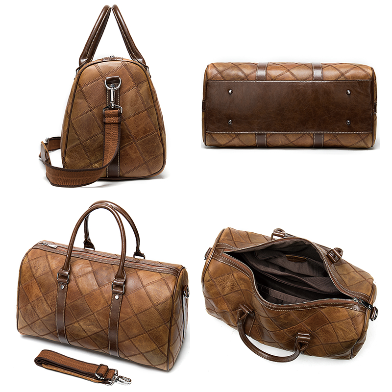 Alden – Herren Reisetasche aus Premium Leder, Groß für Wochenendausflüge
