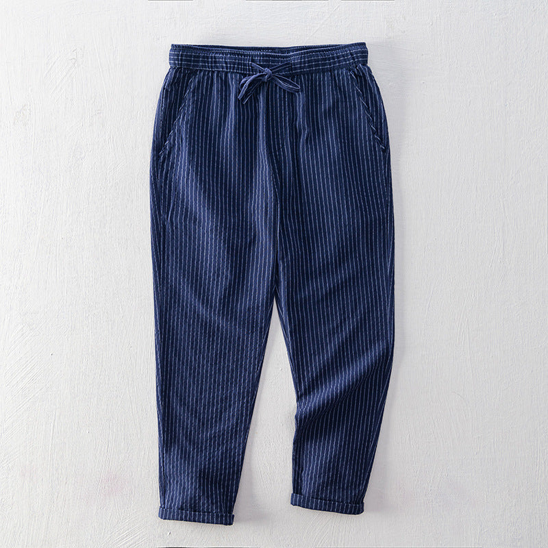 Emilio – Herren Baumwollhose mit Streifen