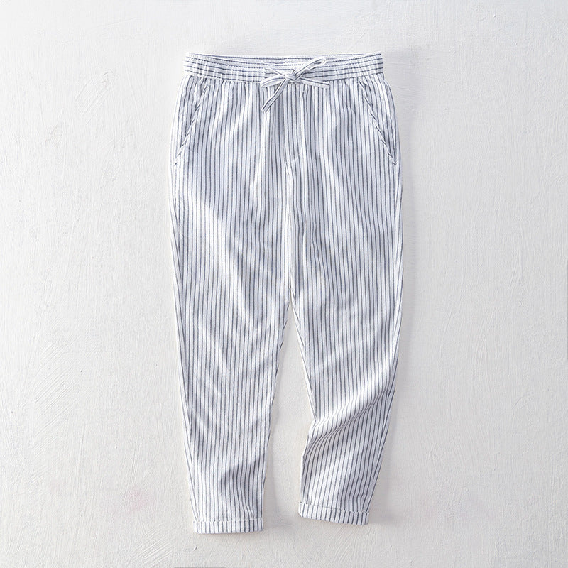 Emilio – Herren Baumwollhose mit Streifen