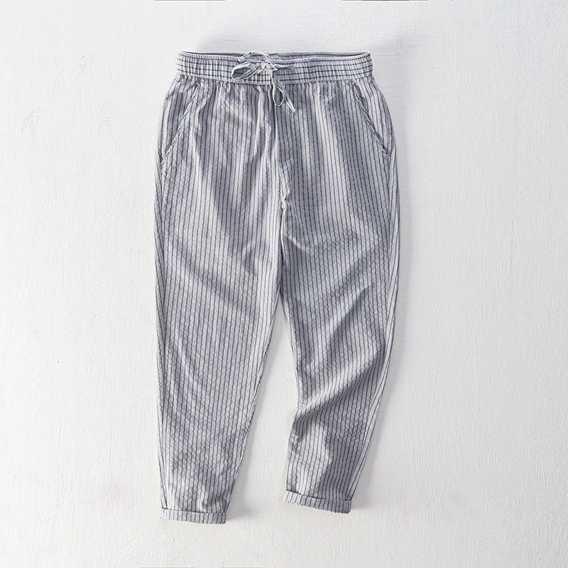 Emilio – Herren Baumwollhose mit Streifen