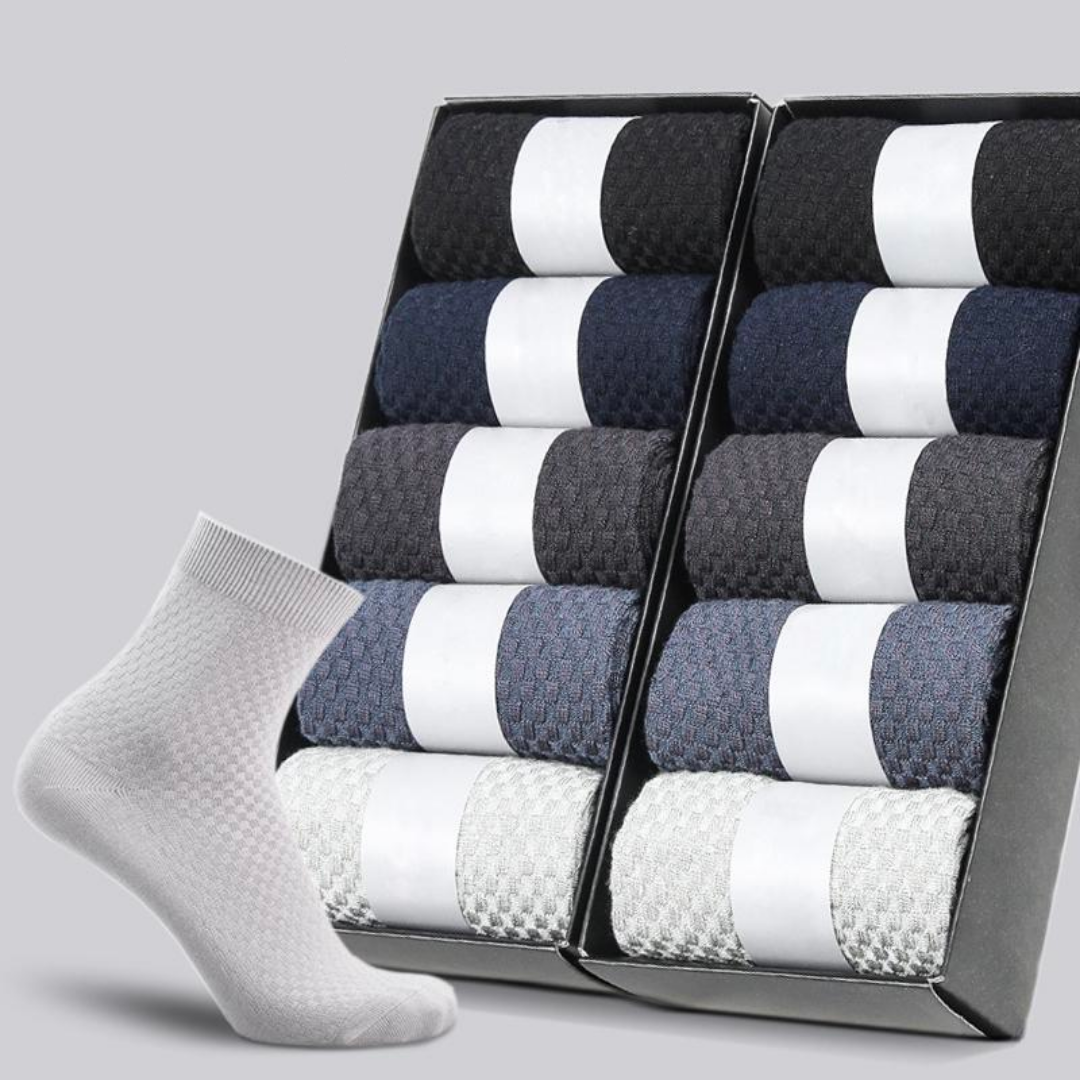 Evan – Herren Crew Socken aus Bambus für Nachhaltigen Komfort