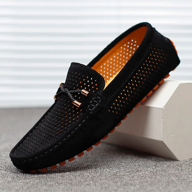 Gianni – Herren Slipper aus Perforiertem Leder