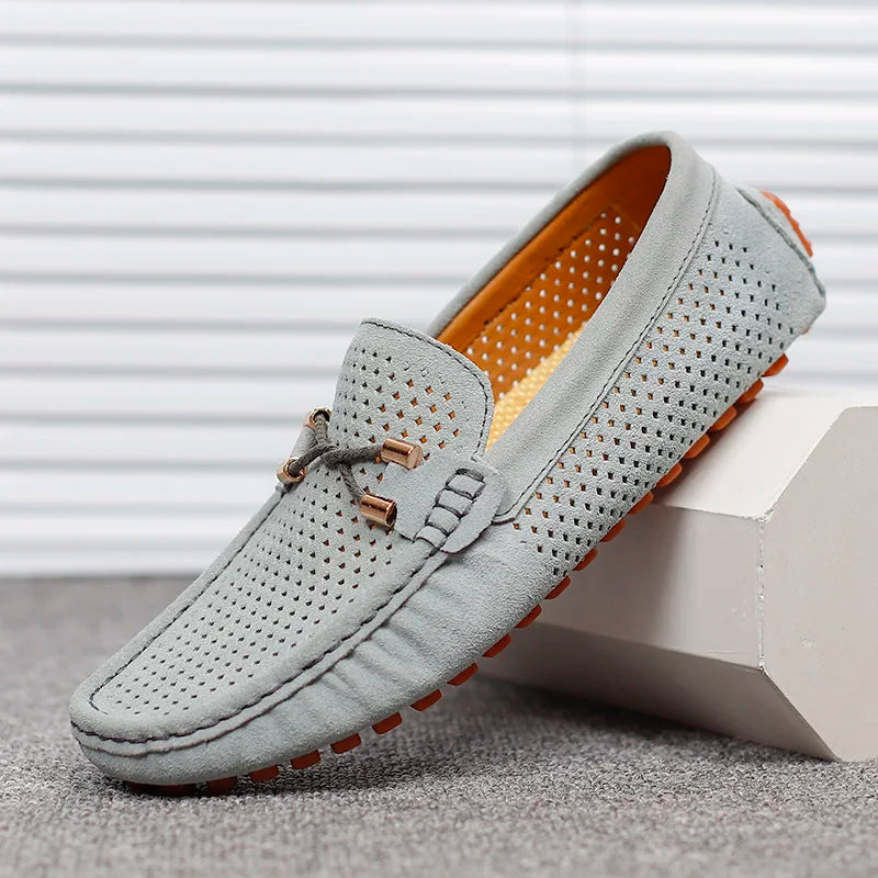 Gianni – Herren Slipper aus Perforiertem Leder