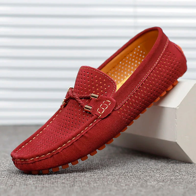 Gianni – Herren Slipper aus Perforiertem Leder