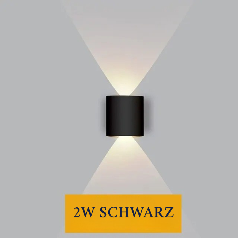 Lena – Moderne LED Wandleuchte Außen aus Aluminium