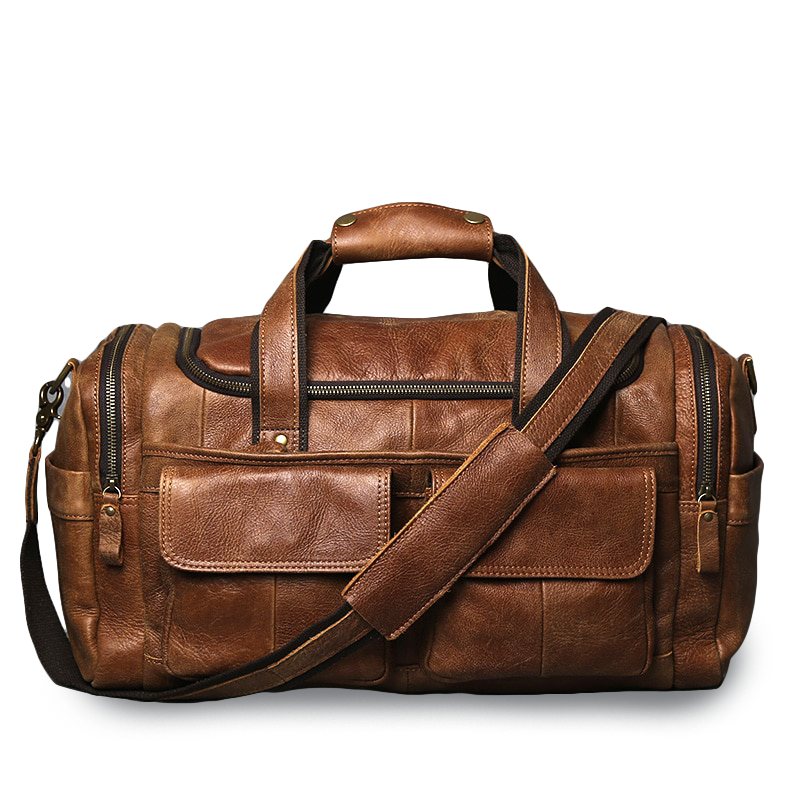 Leon – Vintage Duffle Bag Herren aus echtem Leder