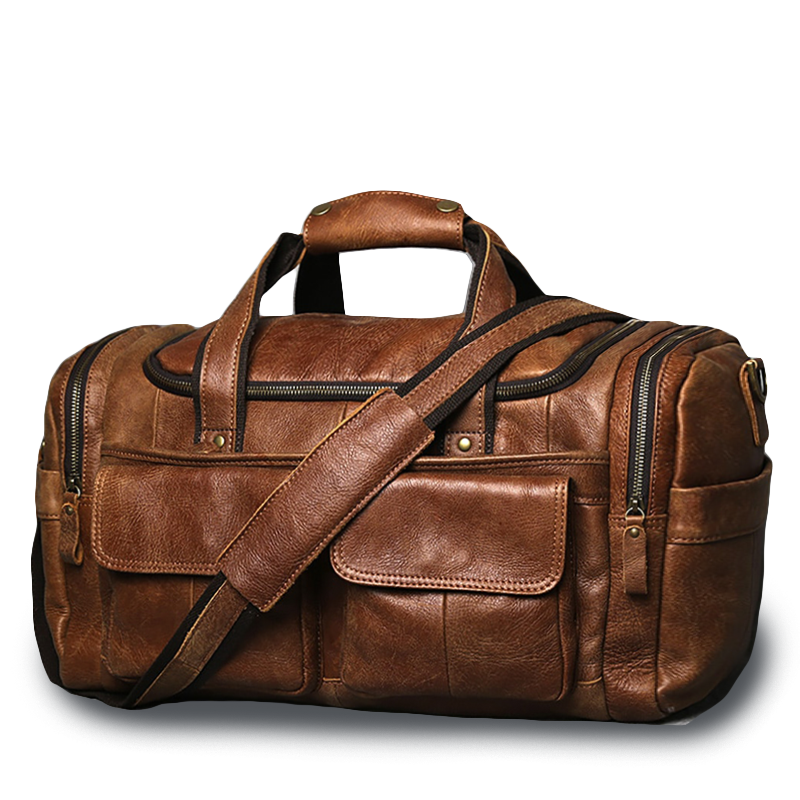 Leon – Vintage Duffle Bag Herren aus echtem Leder