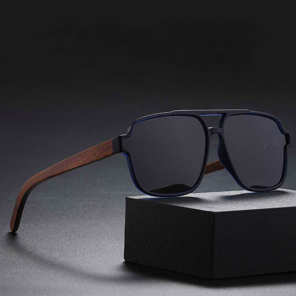 Luca – Herren Sonnenbrille aus Bambusholz mit Polarisierten Gläsern