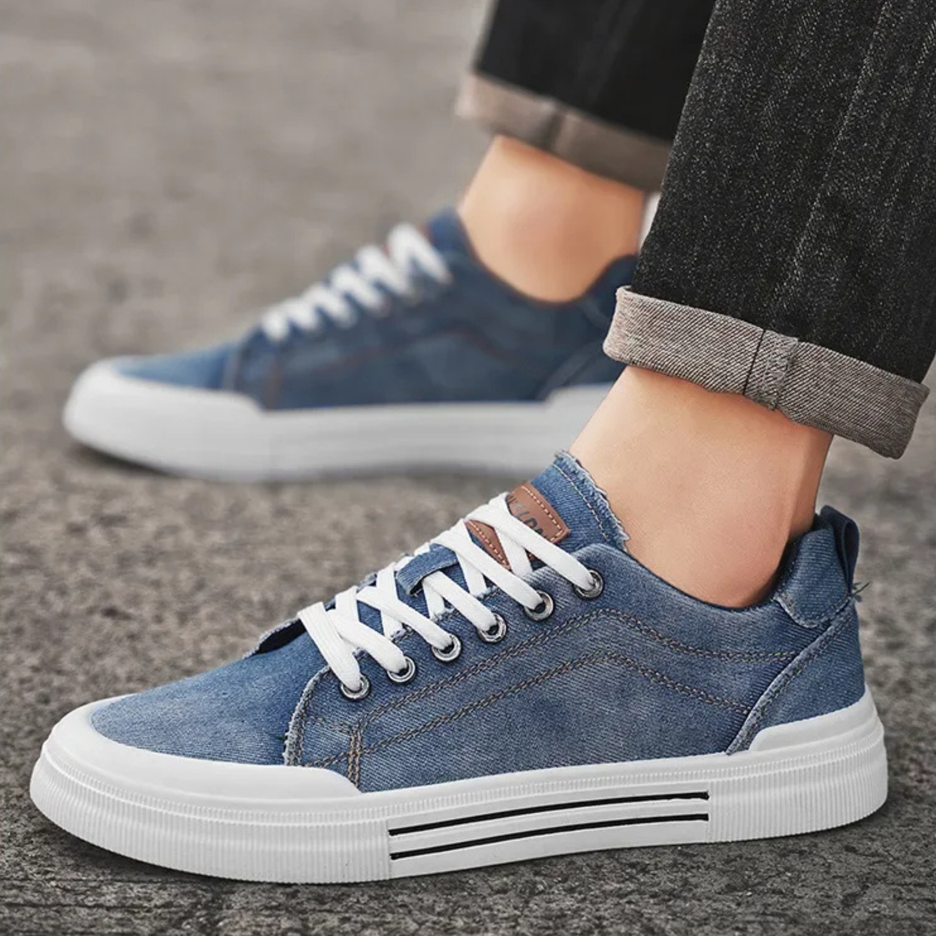 Lucca – Herren Sneakers aus Denim