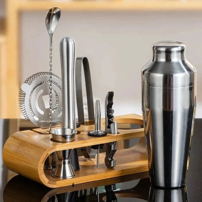 Max – 10-teiliges Barkeeper Set aus Edelstahl