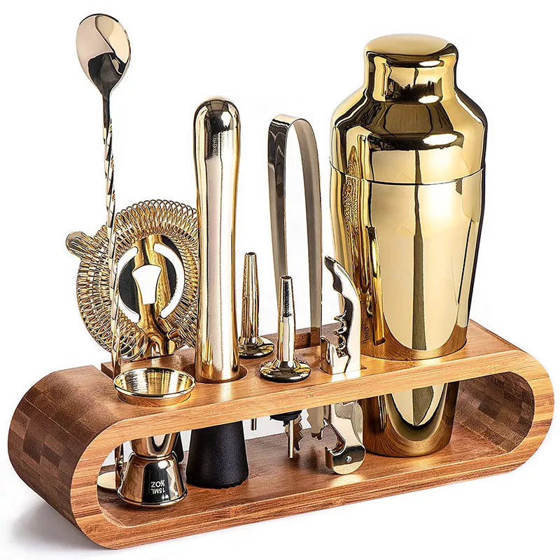 Max – 10-teiliges Barkeeper Set aus Edelstahl