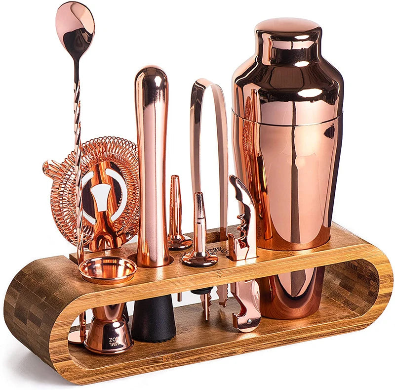 Max – 10-teiliges Barkeeper Set aus Edelstahl