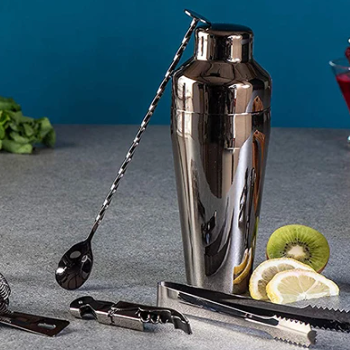 Max – 10-teiliges Barkeeper Set aus Edelstahl