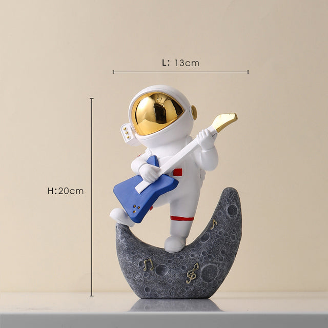 Max – Dekorative Deko Astronaut Jazz Band aus Resin