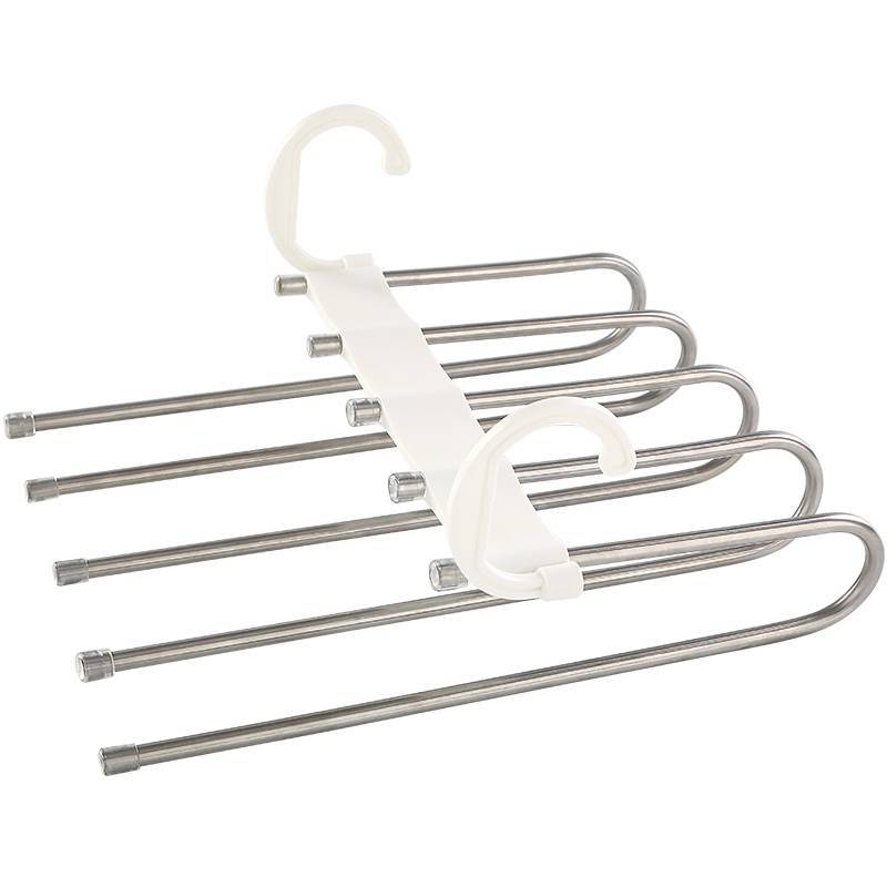Max – Platzsparende Hosenbügel aus Metall für Damen 8