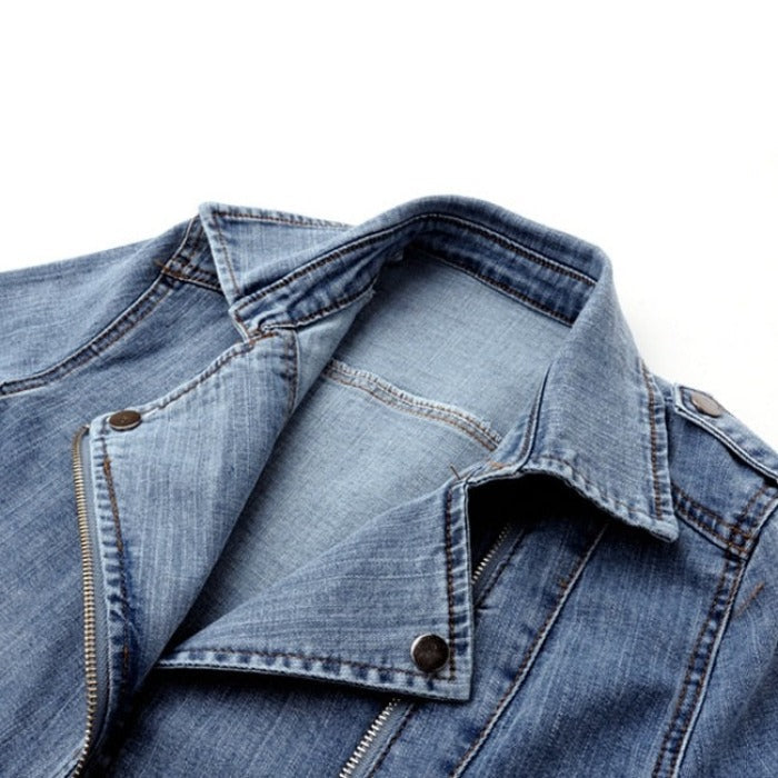 Mia – Damen Jeansjacke aus Bio-Baumwolle im Taillierten Stil 2