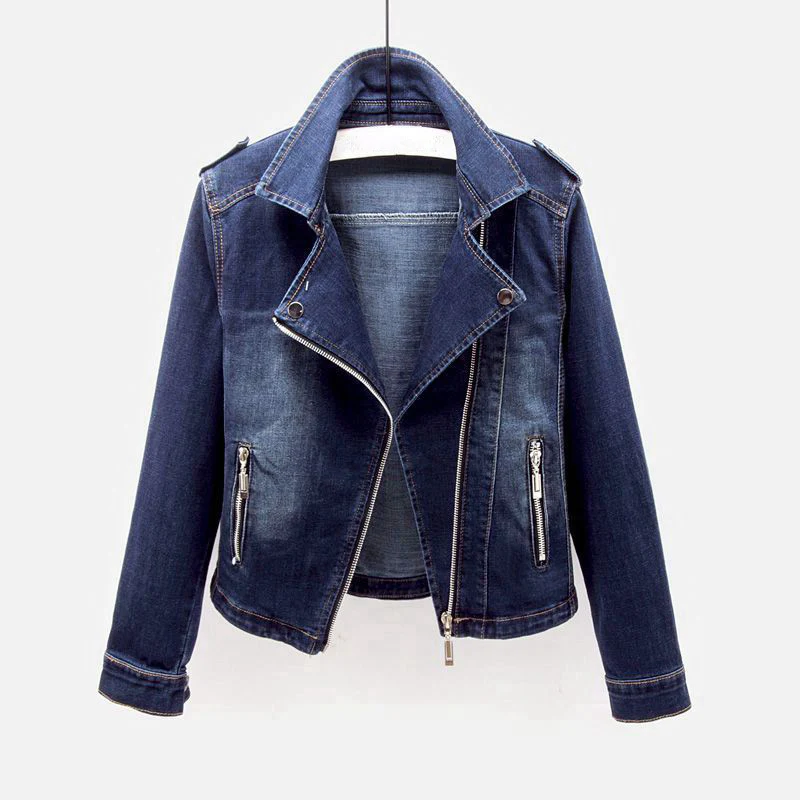 Mia – Damen Jeansjacke aus Bio-Baumwolle im Taillierten Stil 5