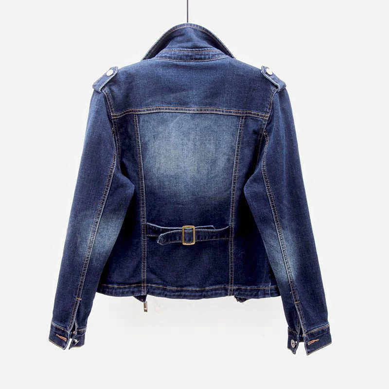 Mia – Damen Jeansjacke aus Bio-Baumwolle im Taillierten Stil 6