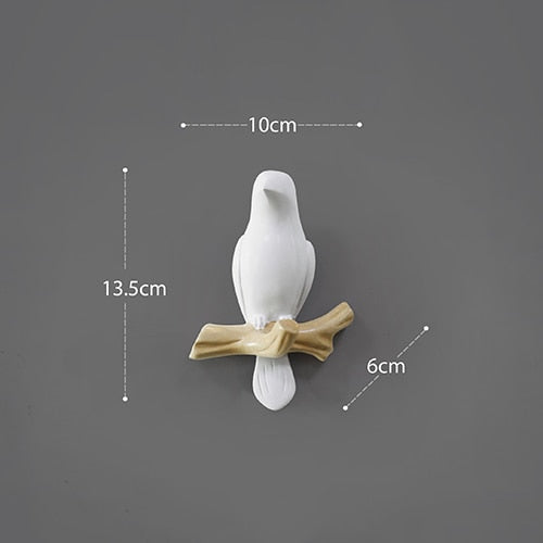 Mia – Wanddeko Vogel aus Resin für kreative Raumgestaltung