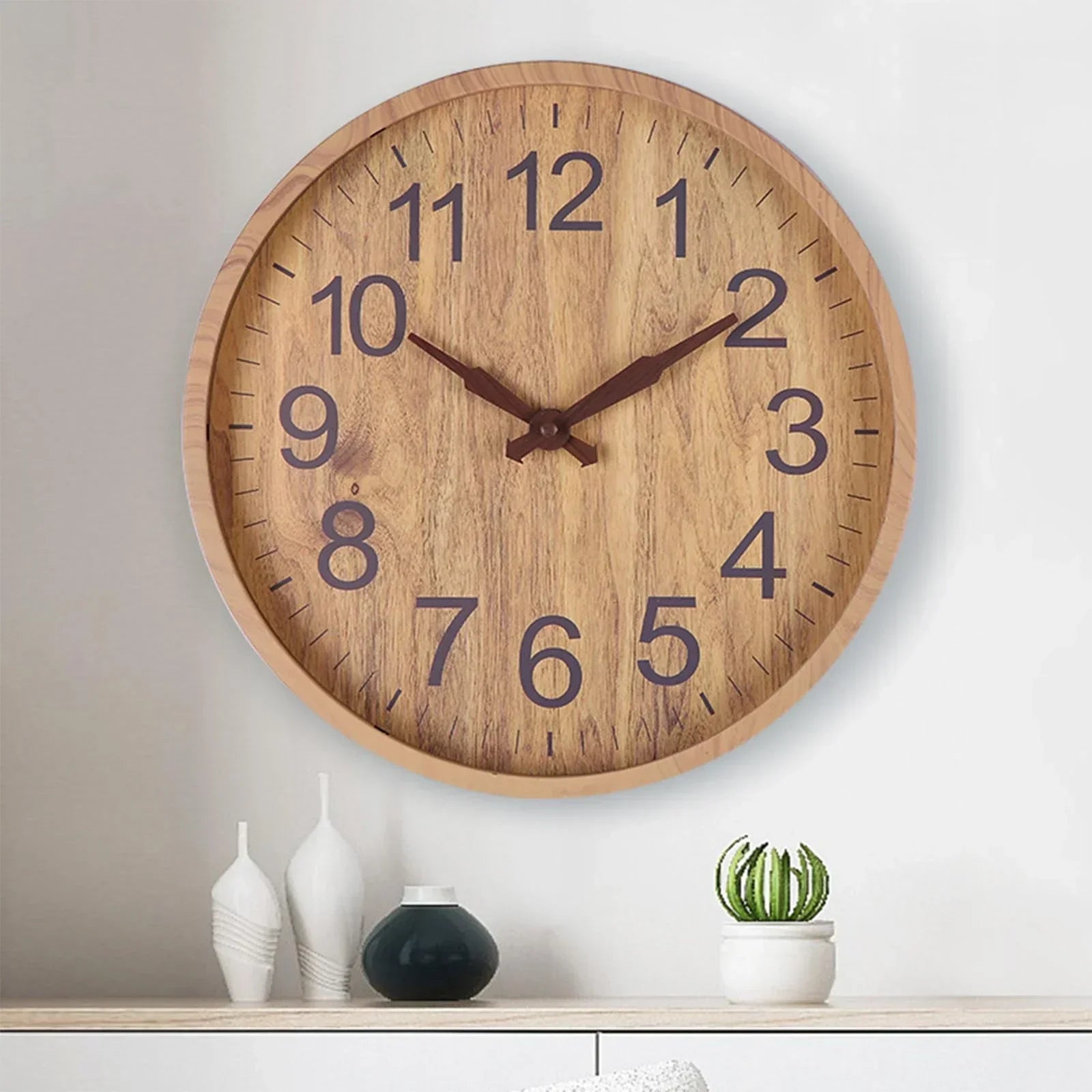 Mia – Wanduhr aus Holz für ein Harmonisches Zuhause