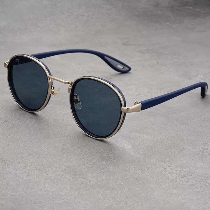 Vincent - Runde Polarisierte Retro Sonnenbrille