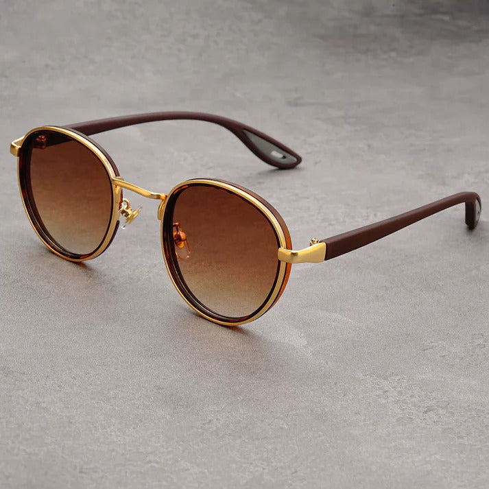 Vincent - Runde Polarisierte Retro Sonnenbrille