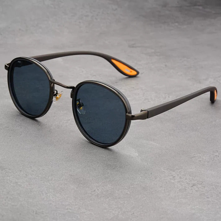 Vincent - Runde Polarisierte Retro Sonnenbrille