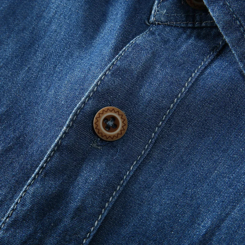 Thynne – Herren Kurzarmhemd aus Denim
