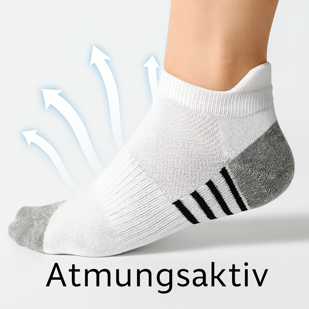Sportsocken Herren Damen – Baumwolle – Sneaker Socken Multipack (12/24 Paar)