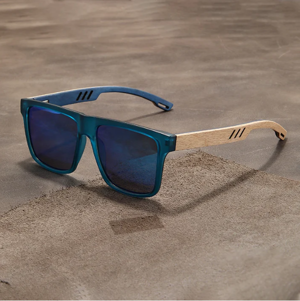 TERRA Holz Sonnenbrille – UV400 Schutz & Mattes Design